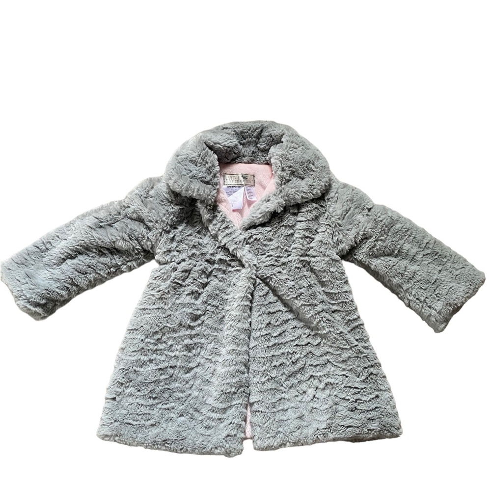 Girls Super Plush Faux Fur Coat -NWOT